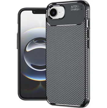 Pouzdro na mobilní telefon Techsuit CarbonFiber iPhone 16e Black