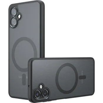 Pouzdro na mobilní telefon Techsuit PureFrost MagSafe pro Samsung Galaxy A06 v matné černé