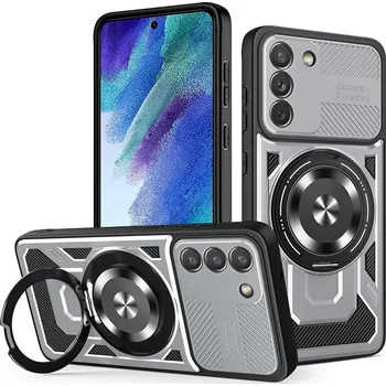 Pouzdro na mobilní telefon Techsuit RuggedCam pro Samsung Galaxy S21 FE 5G šedý