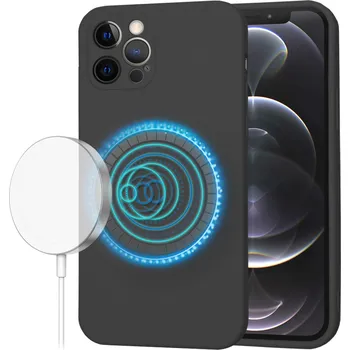 Pouzdro na mobilní telefon Techsuit SoftFlex MagSafe pro iPhone 12 Pro černý
