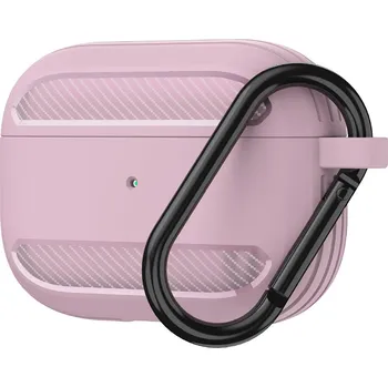 Příslušenství pro sluchátka Techsuit Carbon Silicone pro AirPods 3 růžová