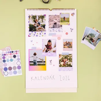 Fotokalendář DIY kalendář 2026 – vytvoř si svůj vlastní