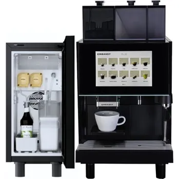 Kávovar Embassy Bogota + lednice C2S (2x sirup + 1x mléko)