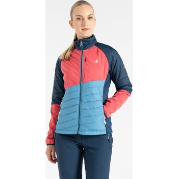 Dare2b Dámská hybridní bunda Lexan Hybrid DWN447 blue/pink Velikost: 34