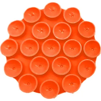 Techsuit SO-CUP držák na telefon přísavka silikon oranžová