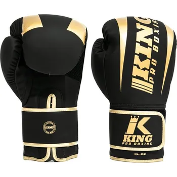 Boxerské rukavice King Pro Boxing boxerské rukavice Revo 6 - černá/zlatá 14