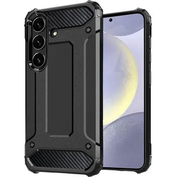 Pouzdro na mobilní telefon Techsuit Hybridní pouzdro Samsung Galaxy S24 Černá