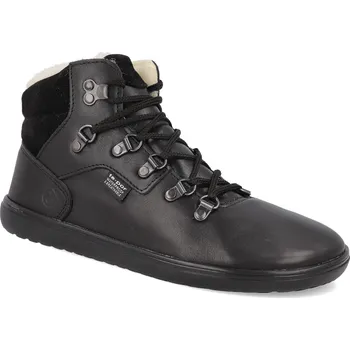 Dámská zimní obuv Barefoot dámské zimní boty Jampi - Leila černé s vlnou Velikost: 37