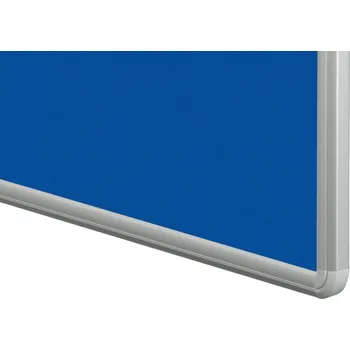 Oboustranný textilní paraván ekoTAB, 75 x 100 cm Barva: Modrá