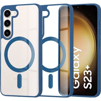Pouzdro na mobilní telefon Techsuit MagSafe Pro kryt Samsung Galaxy S23 Plus Modrý