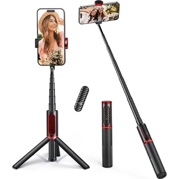 Selfie tyč Acefast Selfie Stick E31 s automatickým stativem černý 177cm pro 60-95mm telefony