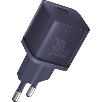 Baseus Síťová nabíječka GaN5S USB-C Rychlonabíjení 30W Fialová