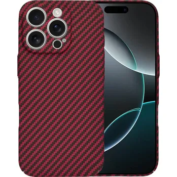 Pouzdro na mobilní telefon Techsuit Carbonite FiberShell iPhone 16 Pro červený