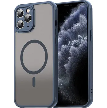 Pouzdro na mobilní telefon Techsuit HaloFrost II MagSafe pro iPhone 11 Pro námořnická modrá