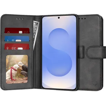 Pouzdro na mobilní telefon Techsuit Diary Book pro Samsung Galaxy S25 černá