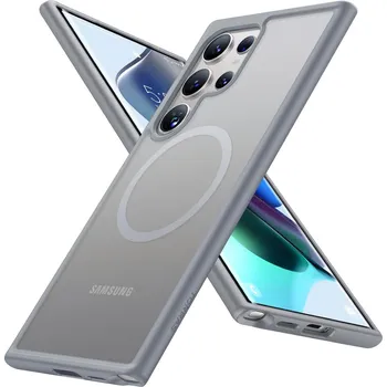 Pouzdro na mobilní telefon Torras Guardian Magnetic Series Samsung Galaxy S24 Ultra šedá