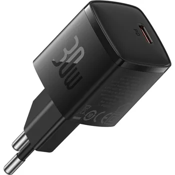 Baseus Wall Charger Cube Pro nabíječka 30W USB C černá