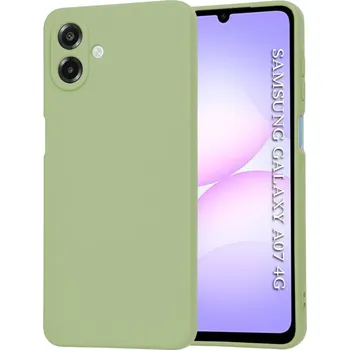 Pouzdro na mobilní telefon Techsuit SoftFlex pro Samsung Galaxy A07 4G v barvě matcha