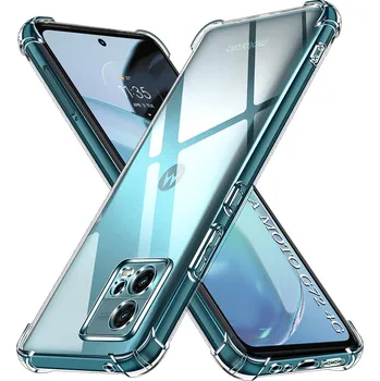 Pouzdro na mobilní telefon Techsuit Nárazuvzdorný Průhledný Silikon Motorola Moto G72