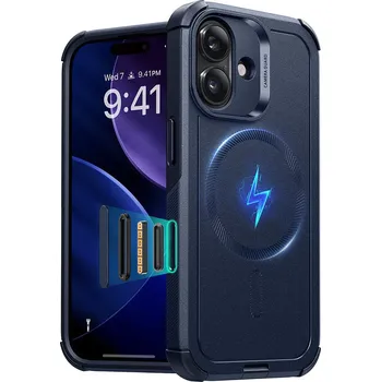 Pouzdro na mobilní telefon ESR Cyber Halolock pro iPhone 17 modrý