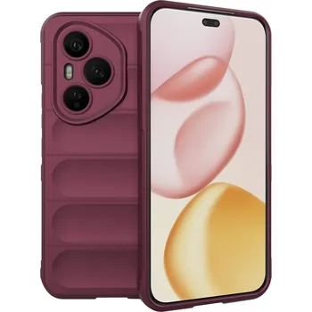 Pouzdro na mobilní telefon Techsuit Magic Shield Honor 400 Pro v barvě bordeaux