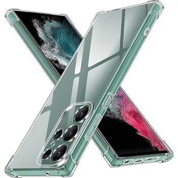 Pouzdro na mobilní telefon Techsuit Nárazuvzdorný Průhledný Samsung Galaxy S22 Ultra 5G