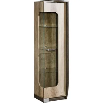 Obývací stěna Dolmar Vitrína Romero R2P S nebo bez osvětlení: Bez osvětlení