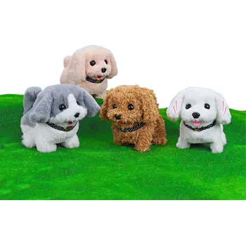 plyšák Wiky Pejsek chodící 18 cm mix barev