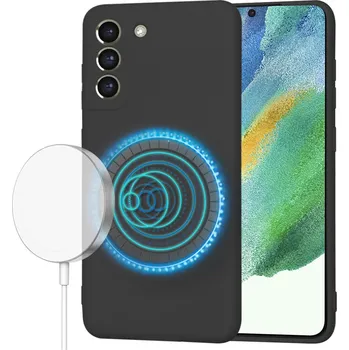 Pouzdro na mobilní telefon Techsuit SoftFlex MagSafe pro Samsung Galaxy S21 FE 5G černý