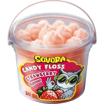 Popcorn Cukrová vata s jahodovou příchutí 30g SOVORA