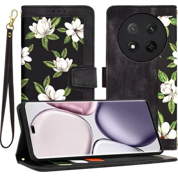 Pouzdro na mobilní telefon Techsuit FlipCraft Honor Magic7 Lite X9c Květiny úsvitu