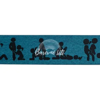 Prádlová guma Kamasutra Petrolej 4cm (E) (Prádlové gumy)