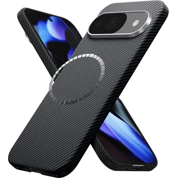Pouzdro na mobilní telefon Techsuit Aramid Fiber MagSafe pro Google Pixel 9 / 9 Pro černý