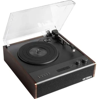 Gramofon Victrola VTA-73 černý/hnědý
