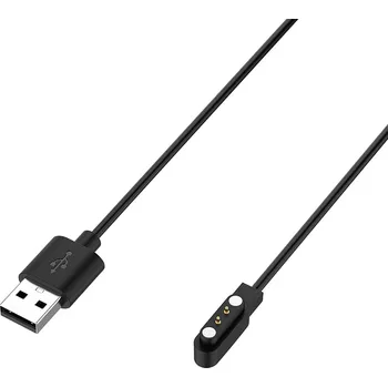 Techsuit Bezdrátový nabíjecí kabel pro SmartWatch Haylou Oneplus USB 3.5W Černý