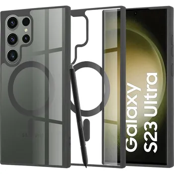 Pouzdro na mobilní telefon Techsuit MagSafe Pro Samsung Galaxy S23 Ultra Černá