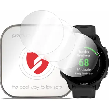 Příslušenství k chytrým hodinkám Ochrana displeje Premium Classic 4 ks Garmin Forerunner 955/955 Solar čirá