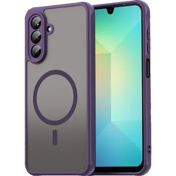 Pouzdro na mobilní telefon Techsuit HaloFrost II MagSafe pro Samsung Galaxy A26 5G fialová
