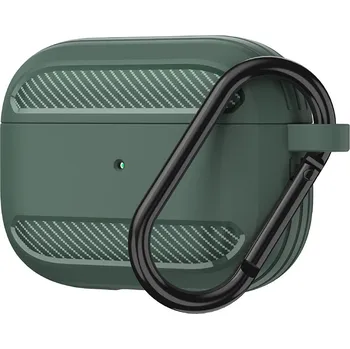 Příslušenství pro sluchátka Techsuit Carbon Silicone pro AirPods 3 zelená