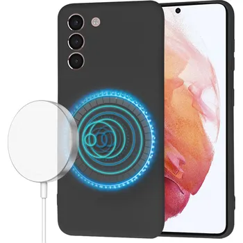 Pouzdro na mobilní telefon Techsuit SoftFlex MagSafe pro Samsung Galaxy S21 5G černý