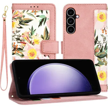 Pouzdro na mobilní telefon Techsuit Flipové pouzdro Samsung Galaxy S23 FE Sladká růžová