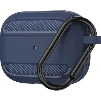 Příslušenství pro sluchátka Techsuit Carbon Silicone pro AirPods 3 námořnická modrá