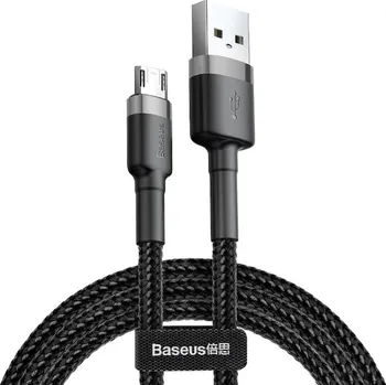 Baseus Data Cable Cafule USB na Micro-USB 2A Rychlé Nabíjení 3m Černý