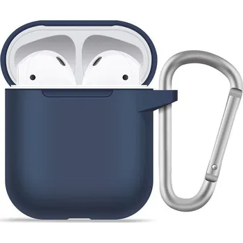 Příslušenství pro sluchátka Blueo Liquid Silicone ochranné pouzdro pro AirPods 1 námořnická modrá