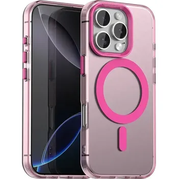 Pouzdro na mobilní telefon Techsuit CandyCase MagSafe pro iPhone 16 Pro Max růžová