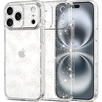Pouzdro na mobilní telefon Techsuit SparkleSkin Series iPhone 17 Pro průhledný obal