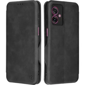 Pouzdro na mobilní telefon Pouzdro Techsuit Safe Wallet Plus pro Motorola Moto G55 černé