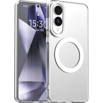 Pouzdro na mobilní telefon Techsuit CandyCase MagSafe pro Samsung Galaxy S25 Edge bílá