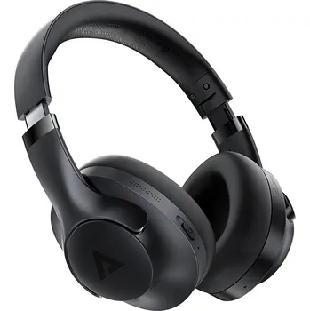 Sluchátka Acefast Wireless Headset H4 Type-C Bluetooth 5.3 aktivní potlačení hluku IPX4 500mAh Hi-Fi zvuk černá