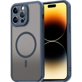 Pouzdro na mobilní telefon Techsuit HaloFrost II MagSafe pro iPhone 14 Pro Max námořnická modrá